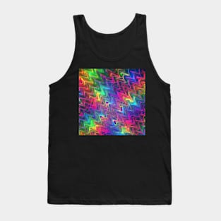 Rainbow waves Tank Top